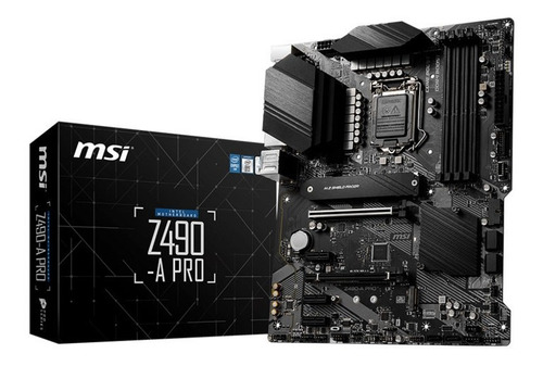 Board Msi Z490 A Pro 10th Generación Intel