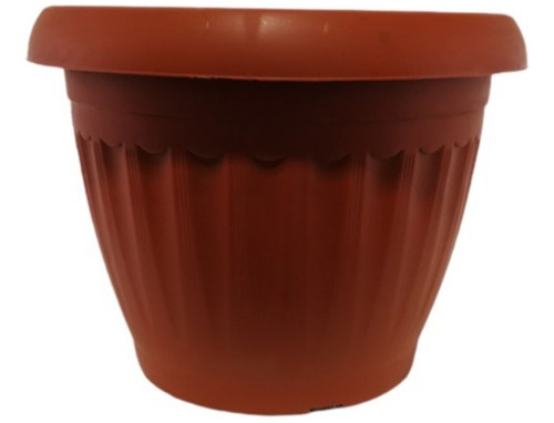 Macetero Redondo  N35 Cms Diámetro Terracota (plantación)