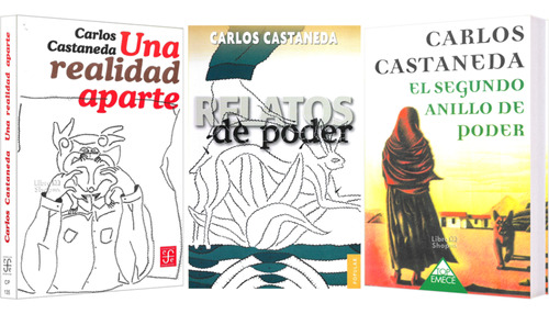 Carlos Castañeda: Realidad + Relatos + Anillo (3 Libros)