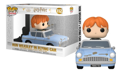 Imagen 1 de 1 de Funko Pop Ron Weasley En Carro Volador 112 - Harry Potter