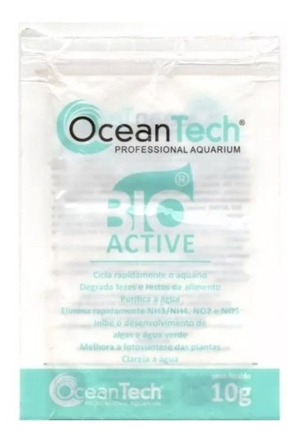 Acelerador Biológico Para Aquário Bio Active 10g Ocean Tech