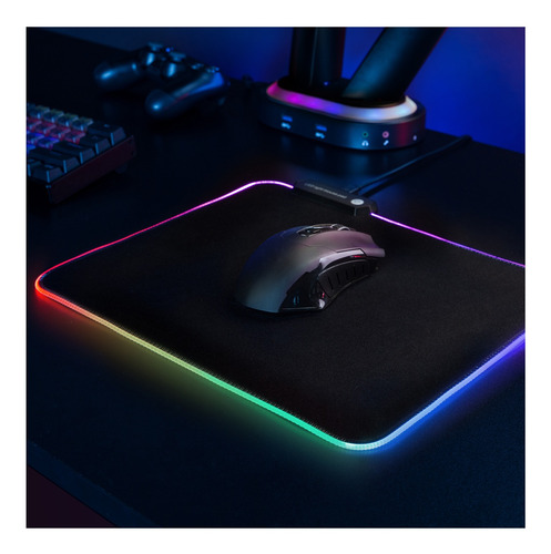 Mouse Pad Rgb 30x25 Mp062 Fiddler Z Negro