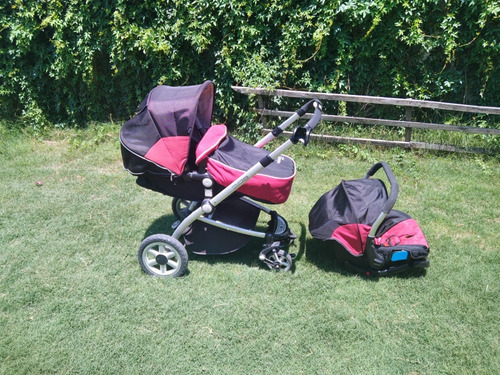 Coche De Bebe Con Silla Para Auto Y Boster