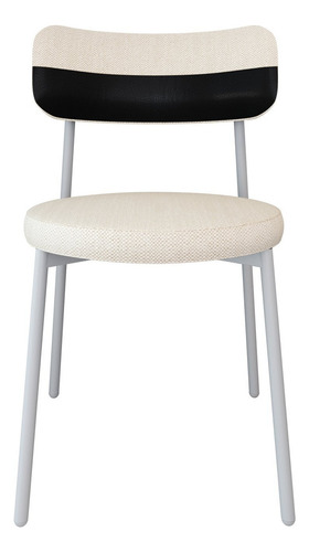Cadeira Kyta Fixa Com 4 Pés 50 X 44,7 X 83,8 Cm Com 1 Gfwt