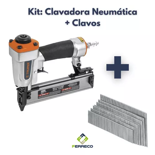 Kit Clavadora Neumática+clavos 13403 Para Clavadora 13179