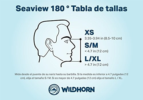 Imagen 2 de 6 de Seaview 180 Degree Panoramic Snorkel Mask- Diseño De Cara Co