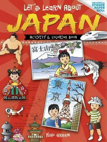Let's Learn About Japan Col Bk, De Green. Editorial Dover Publications Inc., Tapa Blanda En Inglés