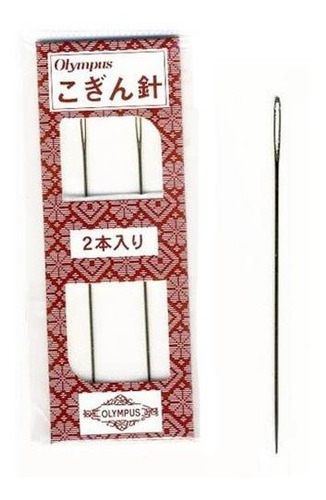 Nociones  sashiko Kogin Ebroidery Agujas  blunt Tip, Aguja