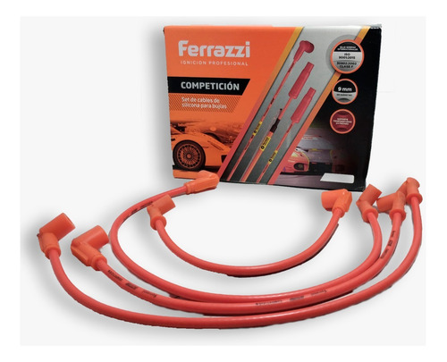 Cable De Bujía Ferrazzi Fiat Motor Tipo 1.4 9mm Competición