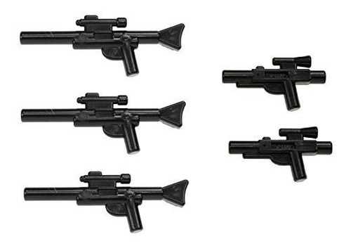 Lego Star Wars Minifigure Blaster Guns Accesorios 5 Piezas (