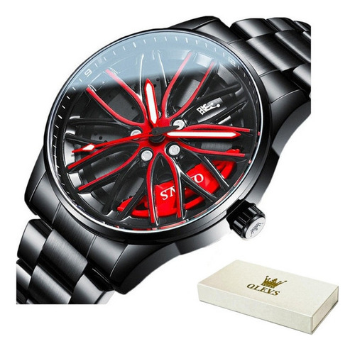 Relojes Luminosos De Cuarzo Inoxidable Olevs 9937