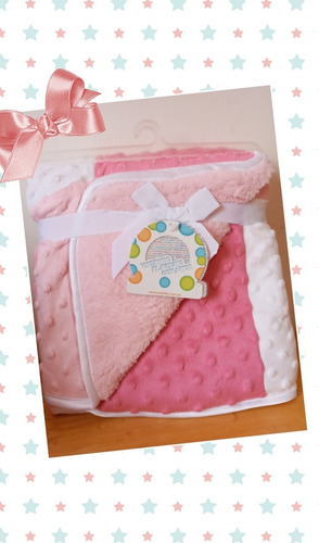 Imagen 4 de 9 de Manta O Cobija Para Bebé Reversible Hay Para Niña Y Niño