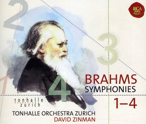 David Brahms//sinfonías De Zinman 1-4 Cd