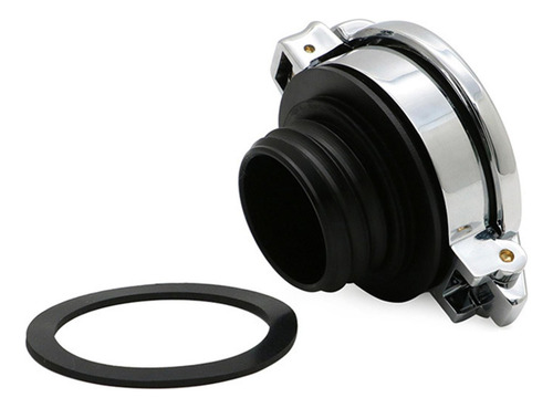 Tapa De Aluminio Del Tanque De De La Motocicleta Cromo