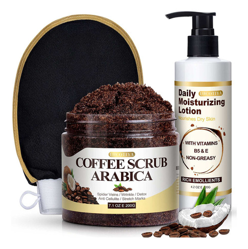 Coffee Scrub - Exfoliante Corporal Para El Cuidado De La Pi.