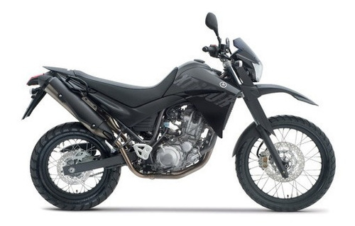 Imagem 2 de 2 de Kit Faixas Adesivos Xt660 09 Preta