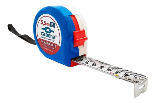 Caja De 12 Pz Flexometro 5.5mt X 25mm Bicolor 5525 B