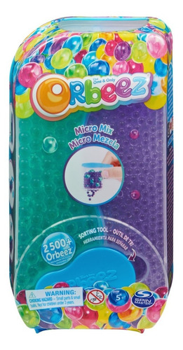 Orbeez, +2000 Microesferas Y 500 Esferas De Tamaño Normal Color Morado