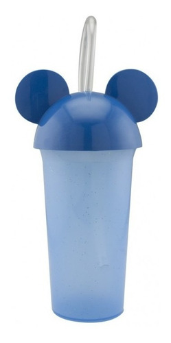 Vaso Pitillo N°3 Plástico Con Tapa Niños Bebidas Jugos X2und