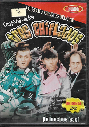 Festival De Los Tres Chiflados Con 3 Capitulos Dvd Nuevo