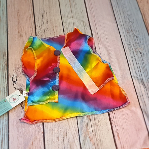 Roupa Pet - Colete Cetim Tam 4 - Roupinha Cachorro