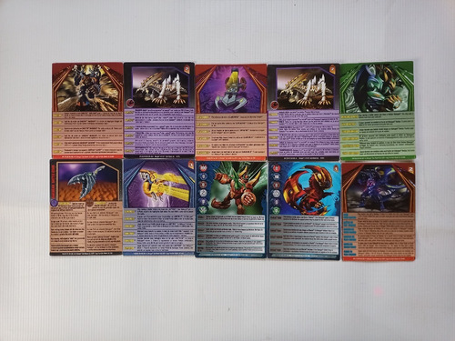 Bakugan Cartas De Habilidad 10 Cartas Lote Ga3