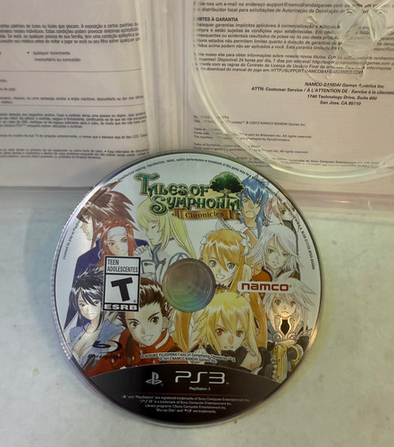 Tales Of Symphonia | Ps3 Playstation 3 Original (Usado)