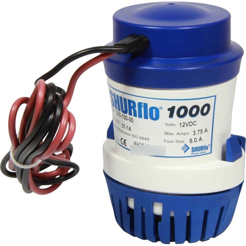 Bomba De Porão 1000 Gph 12v Shurflo 3780 L/h Lancha