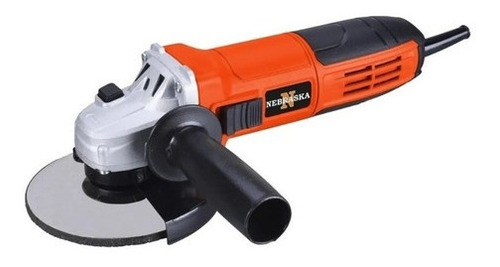 Amoladora Angular 115mm Nebraska 700w De Mano Profesional Negro/naranja