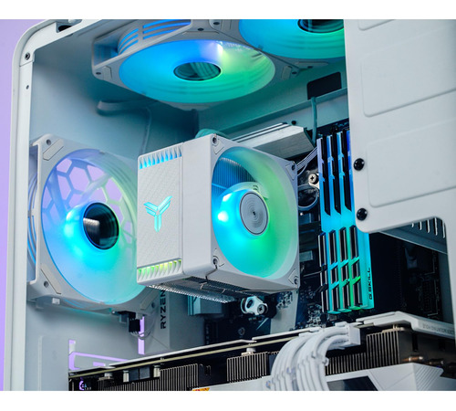 Enfriador Jonsbo Cr1400 Evo Argb, Blanco, 92 Mm, 4 Tubos De