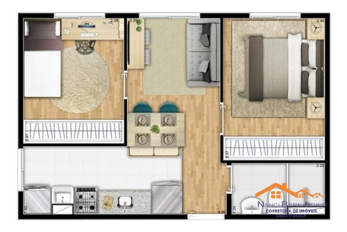 Imagem 13 de 14 de Pin Internacional Guarulhos 2 Dorm 36,09 M² 1 Vaga Carro Descoberta - 20169