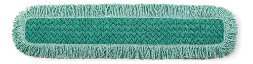 Mop Rubbermaid Microfibra Limpieza En Seco Con Ribete Verde