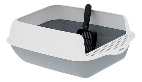 Caja De Arena Para Gatos De Litera De Lados Altos Inodoro