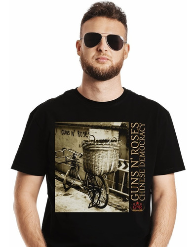 Polera Guns N Roses Chinese Democracy Rock Impresión Directa