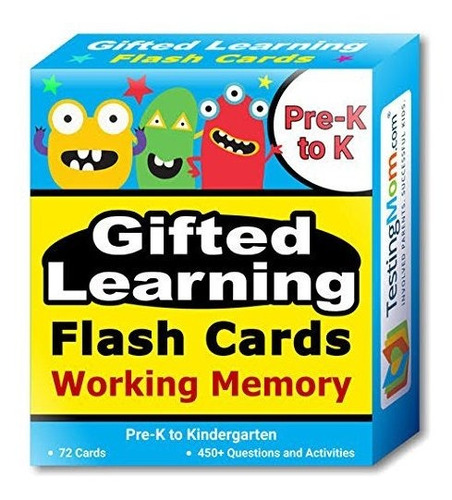 Gifted Learning Flash Cards  Focus And Memory For Pre-k  K