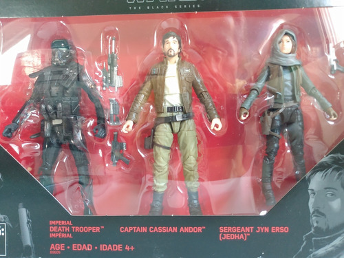 Star Wars Black Series Death Trooper Cassian Andor Jyn 3pack