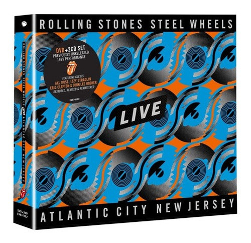 Rolling Stones Steel Wheels Live Atlantic 2 Cd + Dvd Nu&-.