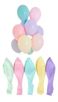 Comprar 100 Globos Latex Colores Pastel Macarron # 12 Colores Pastel Color Amarillo Pastel