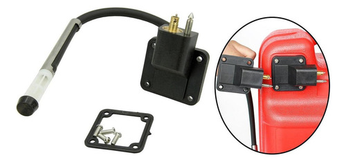 Conector Do Tanque De Combustível Do Barco Com Medidor