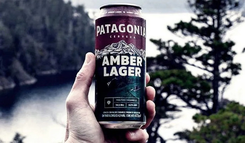 Cerveza Patagonia Amber Lager Lata 473ml Pack X 6u