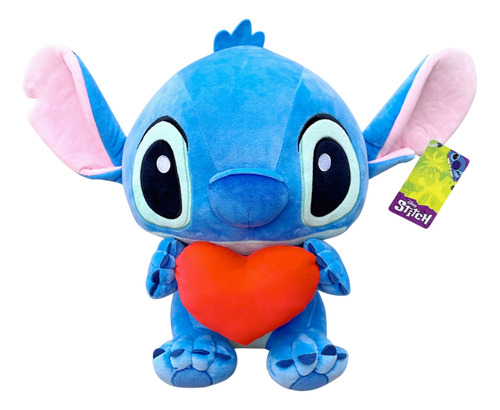 Peluche Stitch Romántico De 30cm Corazón Suave Regalo
