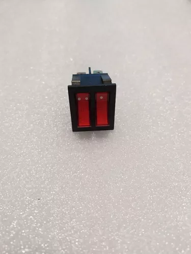 Llave Tecla Interruptor Doble C/luz Para Radiador De Aceite