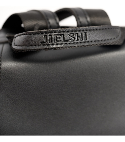 Mochila Ebano Mujer Urbana Reforzada Moda Jielshi Negro Liso