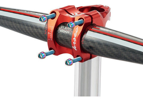 Manillar Cnc Krsec Mtb Bike Stem Ultraligero, Rojo