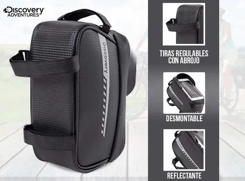 Bolso Para Bici Porta Celular Impermeable Táctil Auriculares