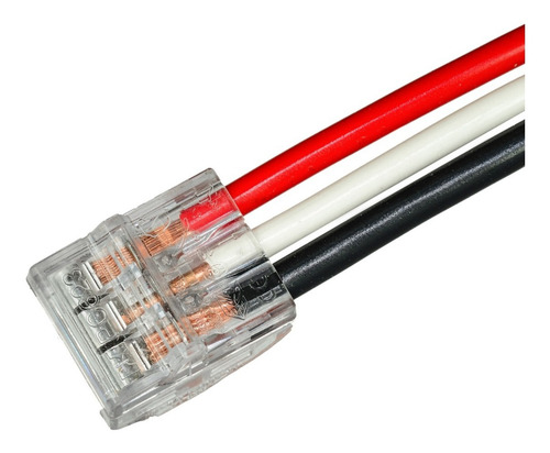 80x Conector Tipo Wago 222 Borne Emenda Fios 2, 3 E 5 Vias