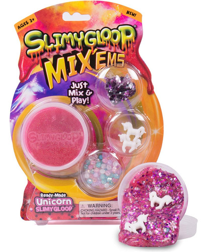 Slime Slimygloop Unicornio Rosa Mix'ems Juguete Niñas 