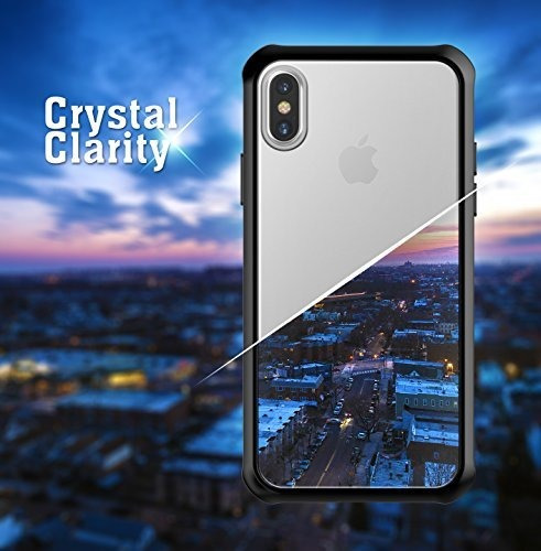 Funda Protectora Transparente Para iPhone X Antideslizante