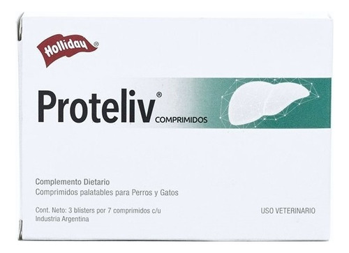 Suplemento Vitaminico Perro Gato Proteliv 21 Comprimidos. Np