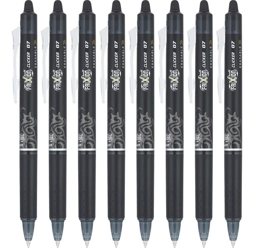 Boligrafo Lapicera Pilot Frixion Borrable Tinta Negra 8-p...